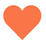 orange heart